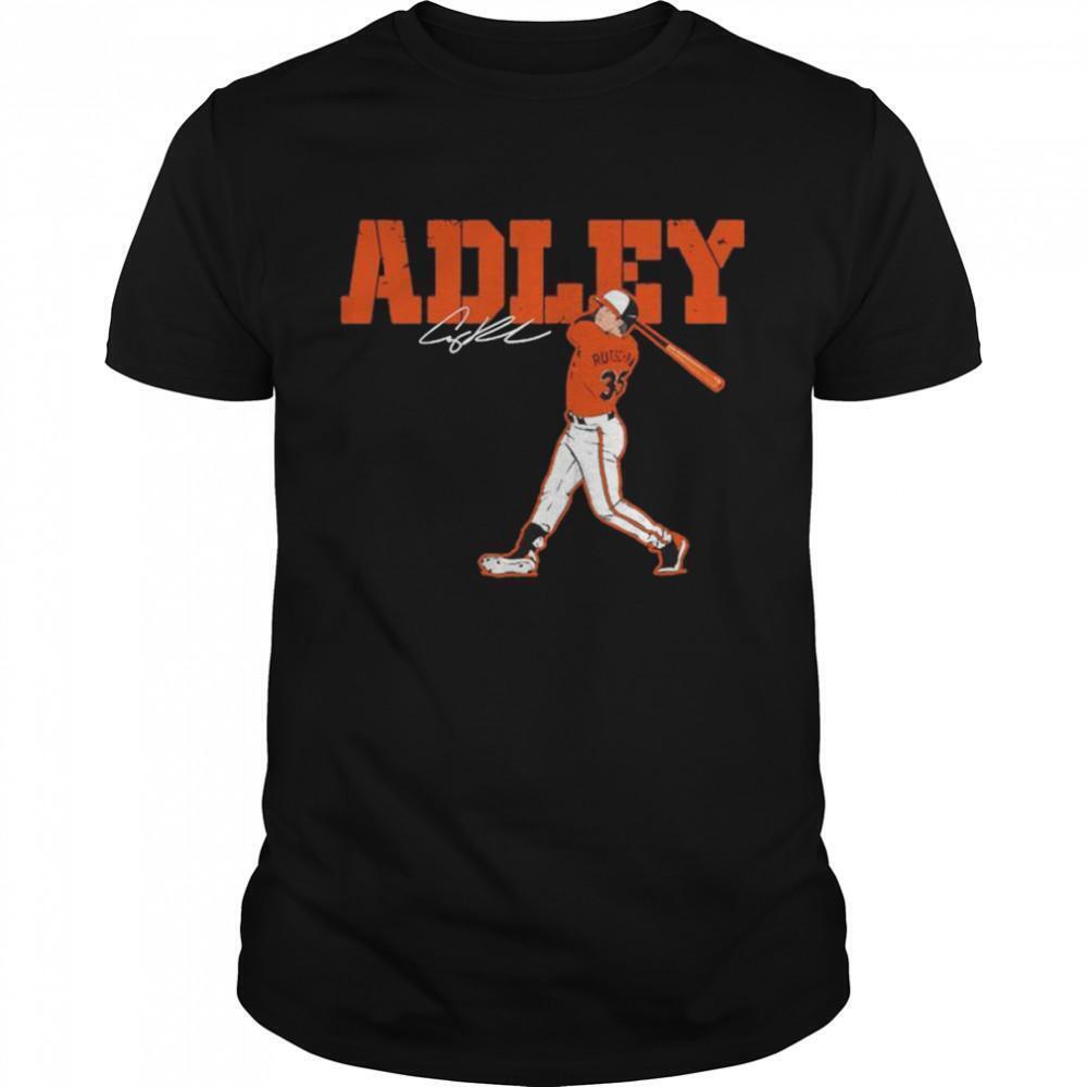 Adley Rutschman Baltimore Orioles Adley Swing Signature Shirt
